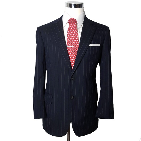 Brooks Brothers Other - Brooks Brothers Golden Fleece Pinstripe Blazer 41R